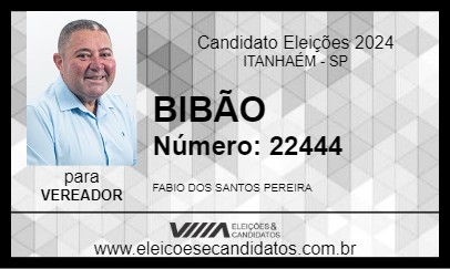 Candidato BIBÃO 2024 - ITANHAÉM - Eleições