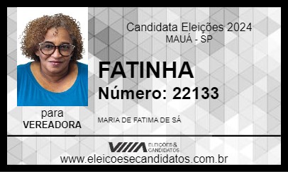 Candidato FATINHA 2024 - MAUÁ - Eleições