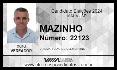 Candidato MAZINHO 2024 - MAUÁ - Eleições