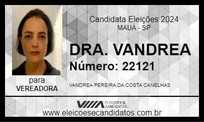 Candidato DRA. VANDREA 2024 - MAUÁ - Eleições