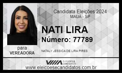 Candidato NATI LIRA 2024 - MAUÁ - Eleições