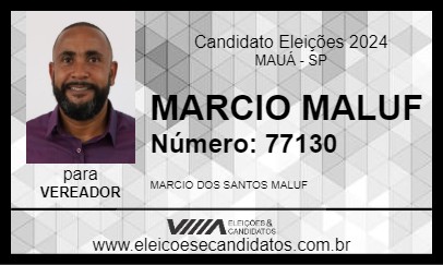 Candidato MARCIO MALUF 2024 - MAUÁ - Eleições