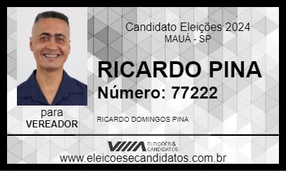 Candidato RICARDO PINA 2024 - MAUÁ - Eleições