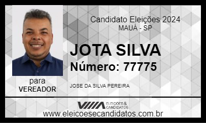 Candidato JOTA SILVA 2024 - MAUÁ - Eleições