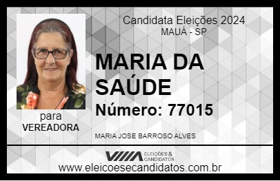 Candidato MARIA DA SAÚDE 2024 - MAUÁ - Eleições