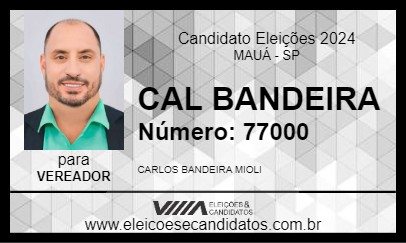 Candidato CAL BANDEIRA 2024 - MAUÁ - Eleições