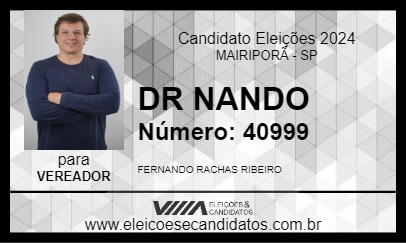 Candidato DR NANDO 2024 - MAIRIPORÃ - Eleições