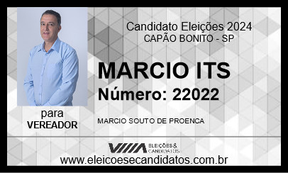 Candidato MARCIO ITS 2024 - CAPÃO BONITO - Eleições