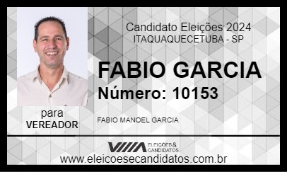 Candidato FABIO GARCIA 2024 - ITAQUAQUECETUBA - Eleições