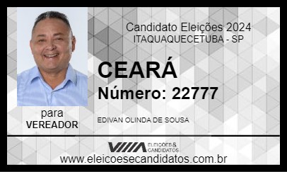 Candidato CEARÁ 2024 - ITAQUAQUECETUBA - Eleições