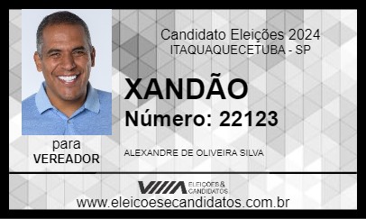 Candidato XANDÃO 2024 - ITAQUAQUECETUBA - Eleições