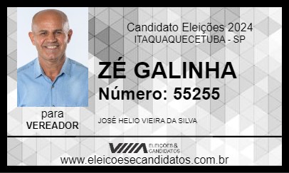 Candidato ZÉ GALINHA 2024 - ITAQUAQUECETUBA - Eleições