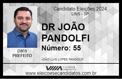 Candidato DR JOÃO PANDOLFI 2024 - LINS - Eleições