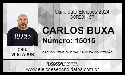 Candidato CARLOS BUXA 2024 - BOREBI - Eleições