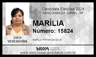 Candidato MARÍLIA 2024 - ARAÇOIABA DA SERRA - Eleições