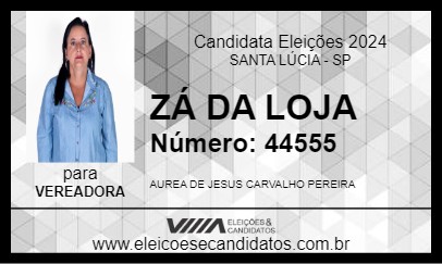 Candidato ZÁ DA LOJA 2024 - SANTA LÚCIA - Eleições