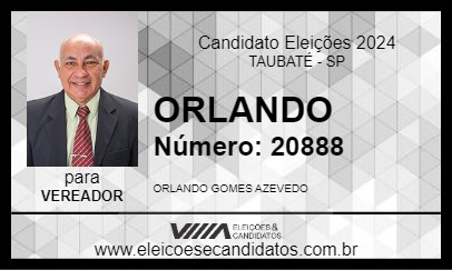 Candidato ORLANDO 2024 - TAUBATÉ - Eleições