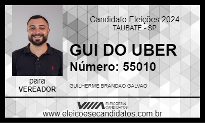 Candidato GUI DO UBER 2024 - TAUBATÉ - Eleições