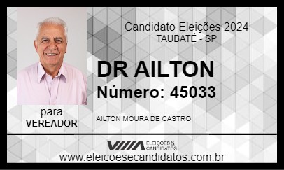 Candidato DR AILTON 2024 - TAUBATÉ - Eleições