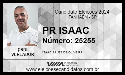 Candidato PR ISAAC 2024 - ITANHAÉM - Eleições