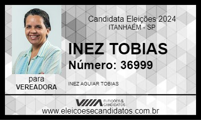 Candidato INEZ TOBIAS 2024 - ITANHAÉM - Eleições