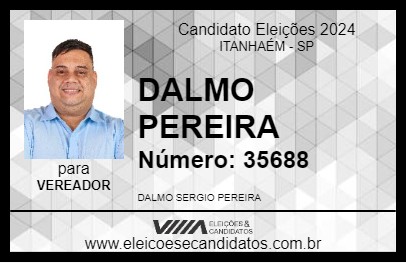 Candidato DALMO PEREIRA 2024 - ITANHAÉM - Eleições