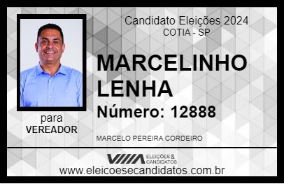 Candidato MARCELINHO LENHA 2024 - COTIA - Eleições