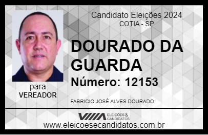 Candidato GUARDA DOURADO 2024 - COTIA - Eleições