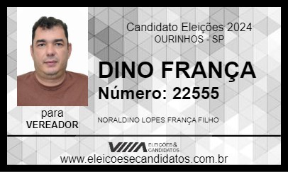 Candidato DINO FRANÇA 2024 - OURINHOS - Eleições