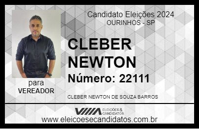 Candidato CLEBER NEWTON 2024 - OURINHOS - Eleições