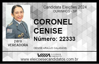 Candidato CORONEL CENISE 2024 - OURINHOS - Eleições