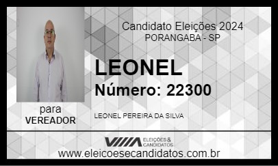 Candidato LEONEL 2024 - PORANGABA - Eleições