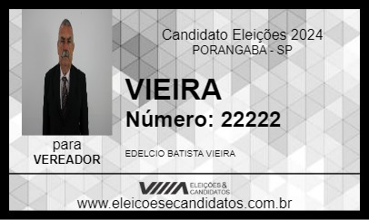 Candidato VIEIRA 2024 - PORANGABA - Eleições