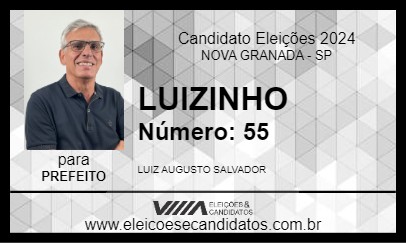 Candidato LUIZINHO 2024 - NOVA GRANADA - Eleições