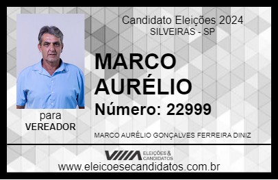 Candidato MARCO AURÉLIO 2024 - SILVEIRAS - Eleições