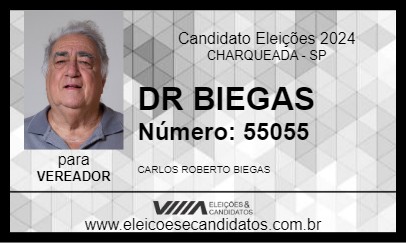 Candidato DR BIEGAS 2024 - CHARQUEADA - Eleições