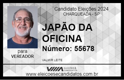 Candidato JAPÃO DA OFICINA 2024 - CHARQUEADA - Eleições