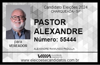 Candidato PASTOR ALEXANDRE 2024 - CHARQUEADA - Eleições