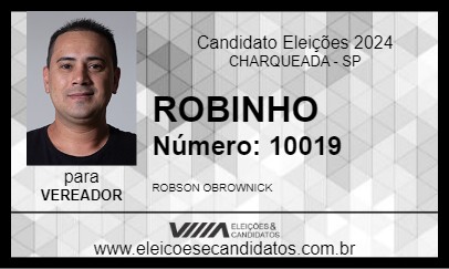 Candidato ROBINHO 2024 - CHARQUEADA - Eleições