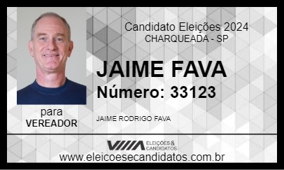 Candidato JAIME FAVA 2024 - CHARQUEADA - Eleições