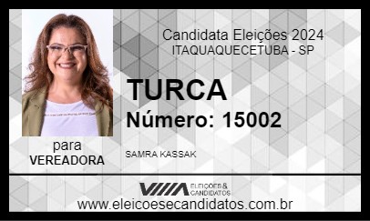 Candidato TURCA 2024 - ITAQUAQUECETUBA - Eleições