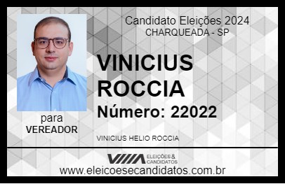 Candidato VINICIUS ROCCIA 2024 - CHARQUEADA - Eleições