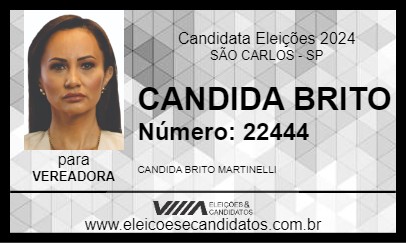 Candidato CANDIDA BRITO 2024 - SÃO CARLOS - Eleições