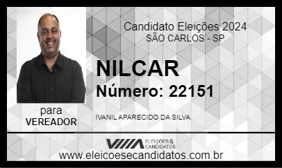 Candidato NILCAR 2024 - SÃO CARLOS - Eleições