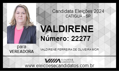 Candidato VALDIRENE 2024 - CATIGUÁ - Eleições