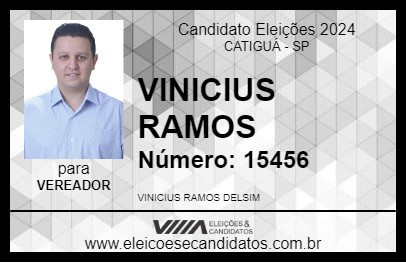 Candidato VINICIUS RAMOS 2024 - CATIGUÁ - Eleições