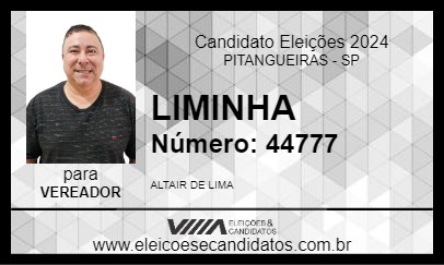 Candidato LIMINHA 2024 - PITANGUEIRAS - Eleições