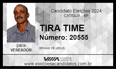 Candidato TIRA TIME 2024 - CATIGUÁ - Eleições