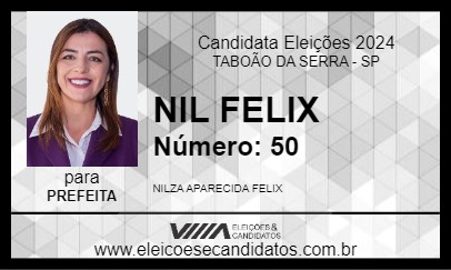 Candidato NIL FELIX 2024 - TABOÃO DA SERRA - Eleições