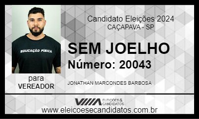 Candidato SEM JOELHO 2024 - CAÇAPAVA - Eleições